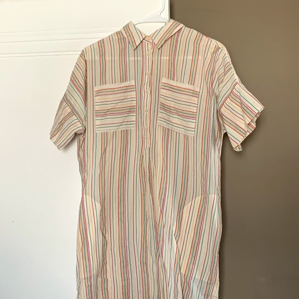 Madewell SS Shirtdress Sz M EUC